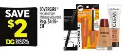 Dollar General COVERGIRL Facial or Eye Makeup offer