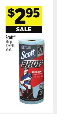 Dollar General Scott Shop Towels offer