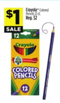Dollar General Crayola Colored Pencils offer
