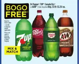 Dollar General Dr Pepper , 7UP , Canada Dry or A & W offer