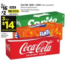 Dollar General Coca-Cola, Sprite or Fanta offer