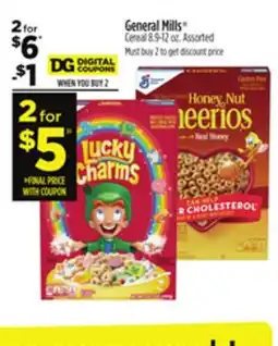 Dollar General General Mills Cereal offer