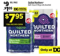 Dollar General Quilted Northern Bath Tissue offer