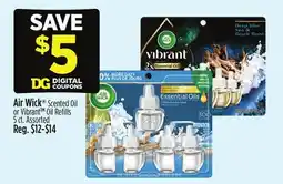 Dollar General Air Wick Scented Oil or Vibrant TM Oil Refi lls offer