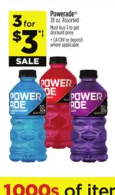 Dollar General Powerade offer