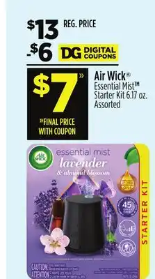 Dollar General Air Wick Essential Mist Starter Kit offer