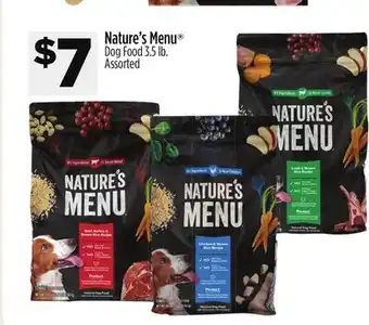 Dollar General Nature's Menu Dog Food offer