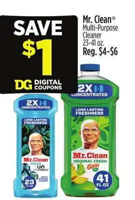 Dollar General Mr. Clean Multi-Purpose Cleaner offer