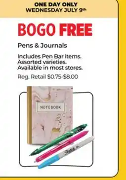 Dollar General Pens & Journals offer