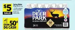 Dollar General DEER PARK Spring Water offer
