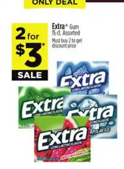 Dollar General Extra Gum offer