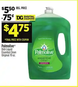 Dollar General Palmolive Dish Liquid Essential Clean Original offer