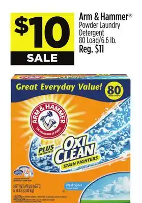 Dollar General Arm & Hammer Powder Laundry Detergent offer