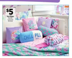 Dollar General Toss Pillows offer
