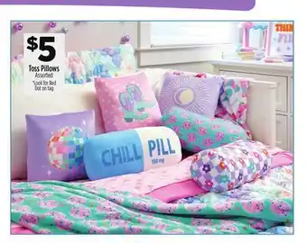 Dollar General Toss Pillows offer