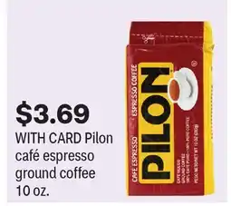 CVS Pilon café espresso ground coffee 10 oz offer