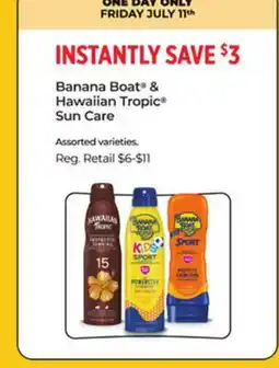 Dollar General Banana Boat & Hawaiian Tropic Sun Care offer