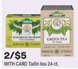 CVS Tadin tea 24 ct offer