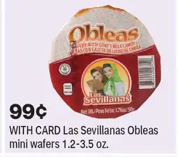 CVS Las Sevillanas Obleas mini wafers 1.2-3.5 oz offer