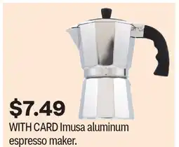 CVS Imusa aluminum espresso maker offer