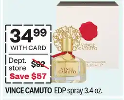 CVS VINCE CAMUTO EDP spray 3.4 oz offer
