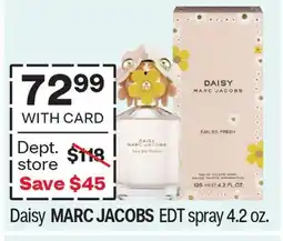 CVS Daisy MARC JACOBS EDT spray 4.2 oz offer