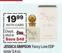 CVS JESSICA SIMPSON Fancy Love EDP spray 3.4 oz offer