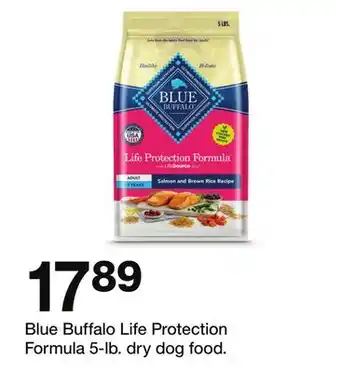 Target Blue Buffalo Life Protection Formula 5-lb. dry dog food offer