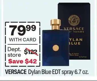 CVS VERSACE Dylan Blue EDT spray 6.7 oz offer