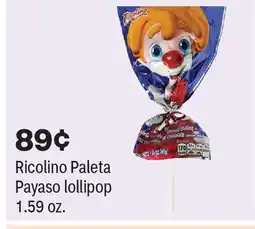 CVS Ricolino Paleta Payaso lollipop offer