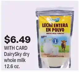 CVS DairySky dry whole milk 12.6oz offer