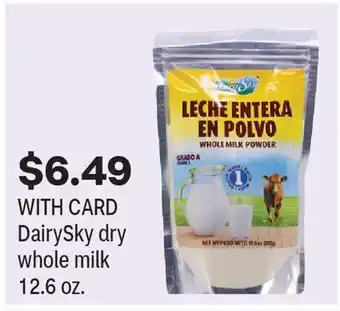 CVS DairySky dry whole milk 12.6oz offer