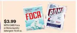 CVS Foca or Roma laundry detergent 70.54 oz offer