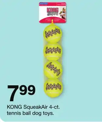 Target KONG SqueakAir 4-ct. tennis ball dog toys offer