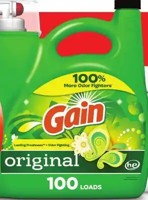 Target Gain 144-oz. liquid laundry detergent offer