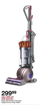 Target Dyson Ball Animal 3 total clean upright vacuum offer