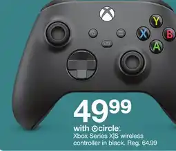 Target Xbox Series X|S wireless controller in black offer