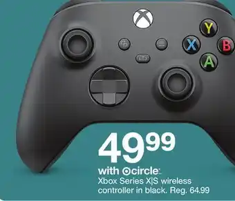 Target Xbox Series X|S wireless controller in black offer