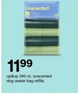 Target up & up 240-ct. unscented dog waste bag refills offer