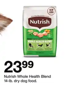 Target Nutrish Whole Health Blend 14-lb. dry dog food offer