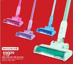 Target Sharper Image 2-in-1 cordless stick vacuums offer
