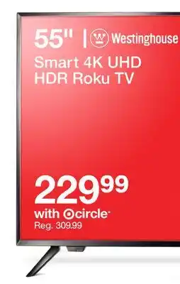 Target Smart 4K UHD HDR Roku TV offer