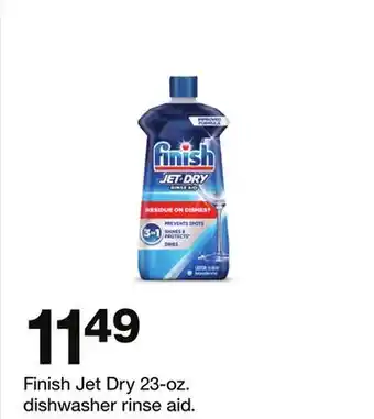 Target Finish Jet Dry 23-oz. dishwasher rinse aid offer