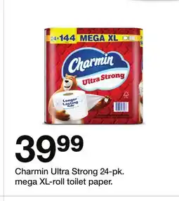 Target Charmin Ultra Strong 24-pk. mega XL-roll toilet paper offer