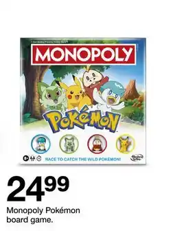 Target Monopoly Pokémon board game offer