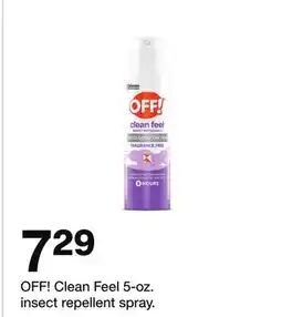 Target OFF! Clean Feel 5-oz. insect repellent spray offer