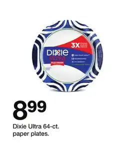 Target Dixie Ultra 64-ct. paper plates offer