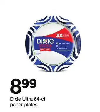 Target Dixie Ultra 64-ct. paper plates offer