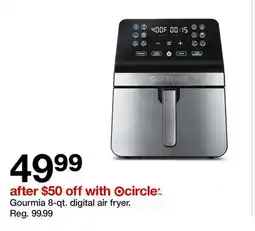 Target Gourmia 8-qt. digital air fryer offer