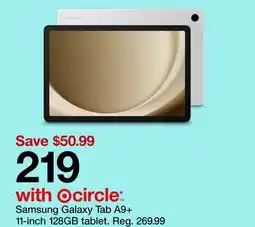 Target Samsung Galaxy Tab A9 + 11-inch 128GB tablet offer